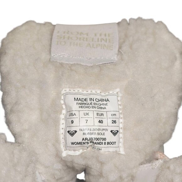 NWT-Roxy Brandi II Winter Boot Women - Off White - Picture 3 of 6